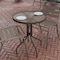 Flash Furniture Bellamy 23.75'' Bronze Round Tempered Glass Metal Table TLH-070-1-BZ-GG - alternate 2